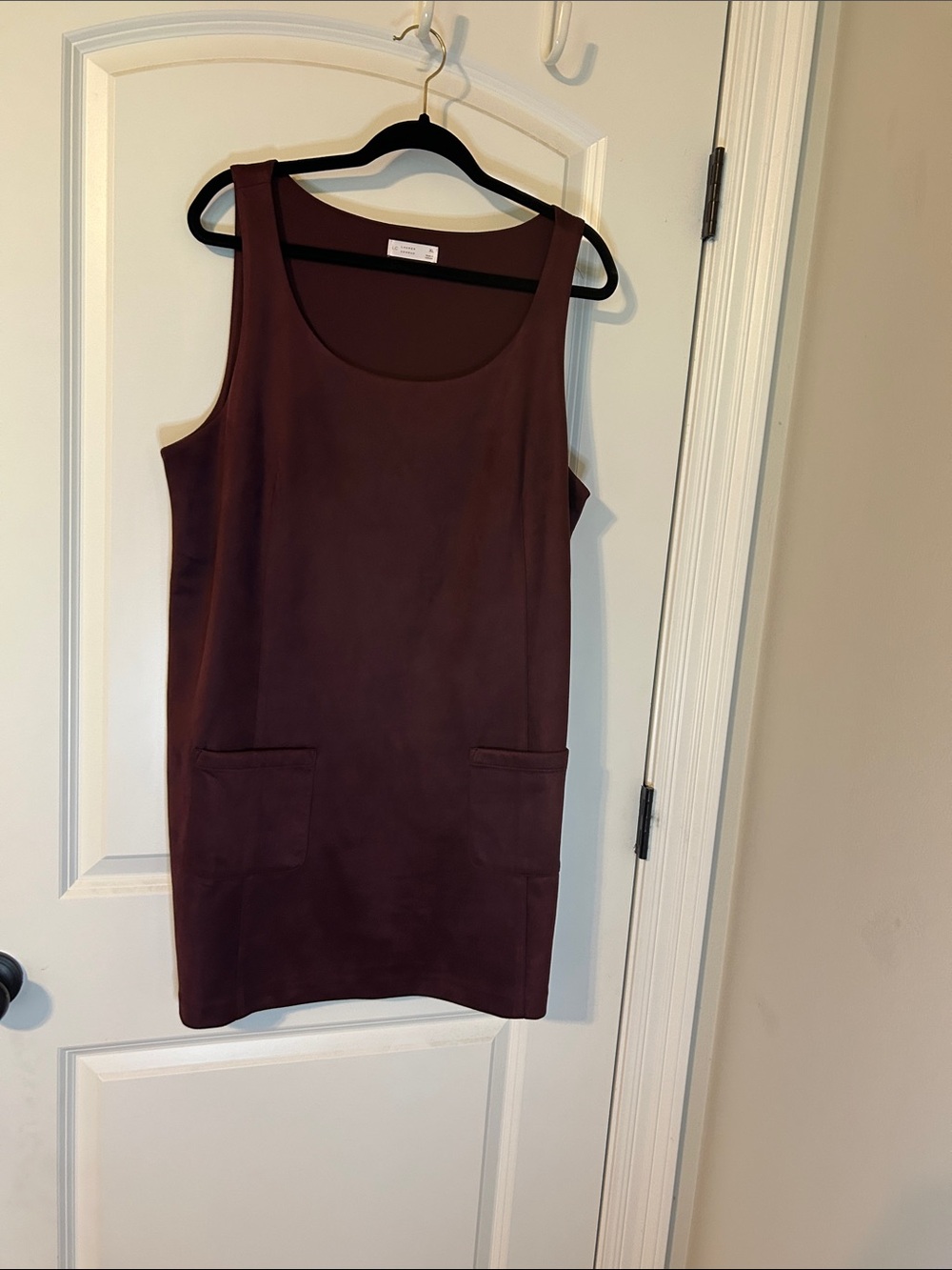 LC Lauren Conrad Sleeveless Shift Tunic - Burgundy